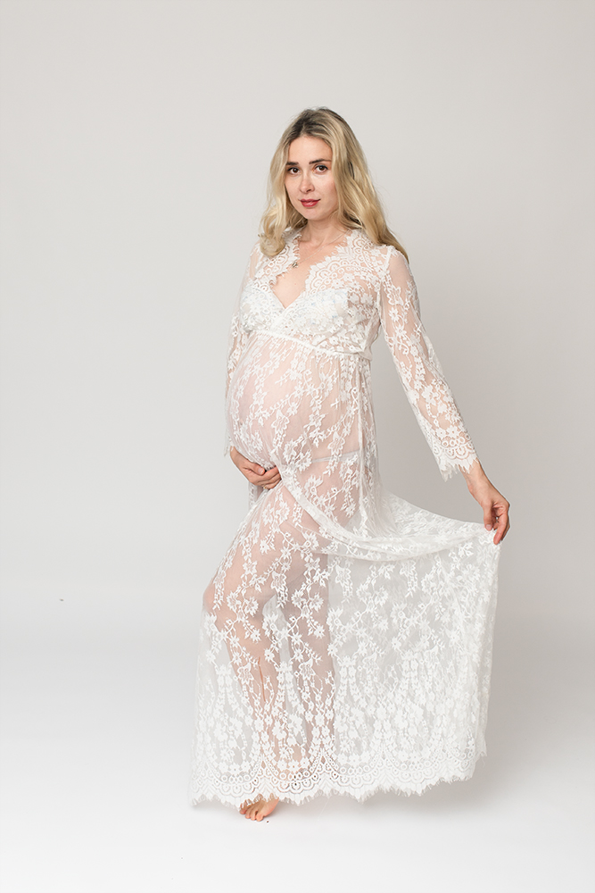 Lace Maternity Gown for Photo Shoot-lace Maternity Dress-short Sleeve Maternity  Dress-maxi Maternity Dress-lace Maternity Dress-kamila Dress -  Canada